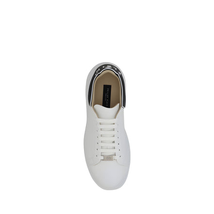 Philipp Plein White Leather Low Top Sneakers