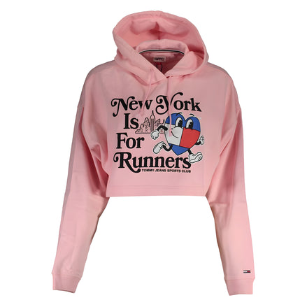 Pull rose en coton Tommy Hilfiger pour femme