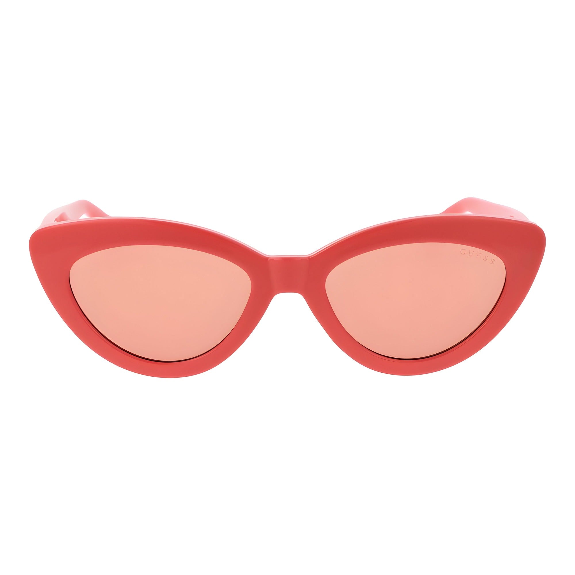 Lunettes de soleil en plastique rose Guess