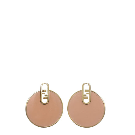 Boucles d'oreilles Fendi en plexiglas rose