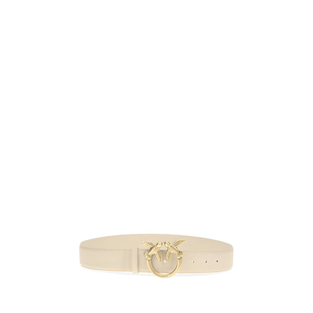 PINKO Beige Love Berry Belt