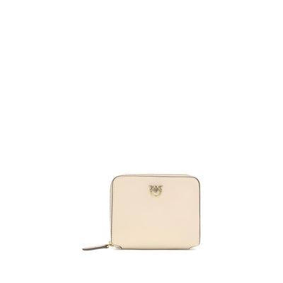 PINKO Beige Zip-Around Wallet