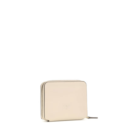 PINKO Beige Zip-Around Wallet