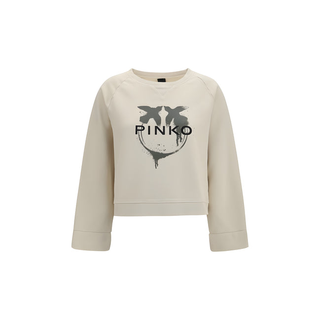 PINKO Beige Cotton Sweatshirt