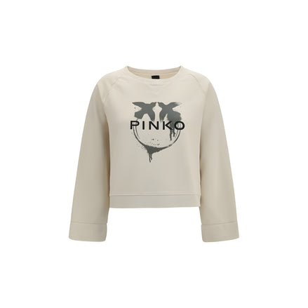 PINKO Beige Cotton Sweatshirt