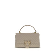 PINKO Beige Love Lady Handbag
