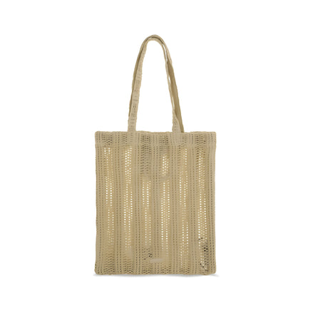 PINKO Beige Easy Tote Raffia Bag