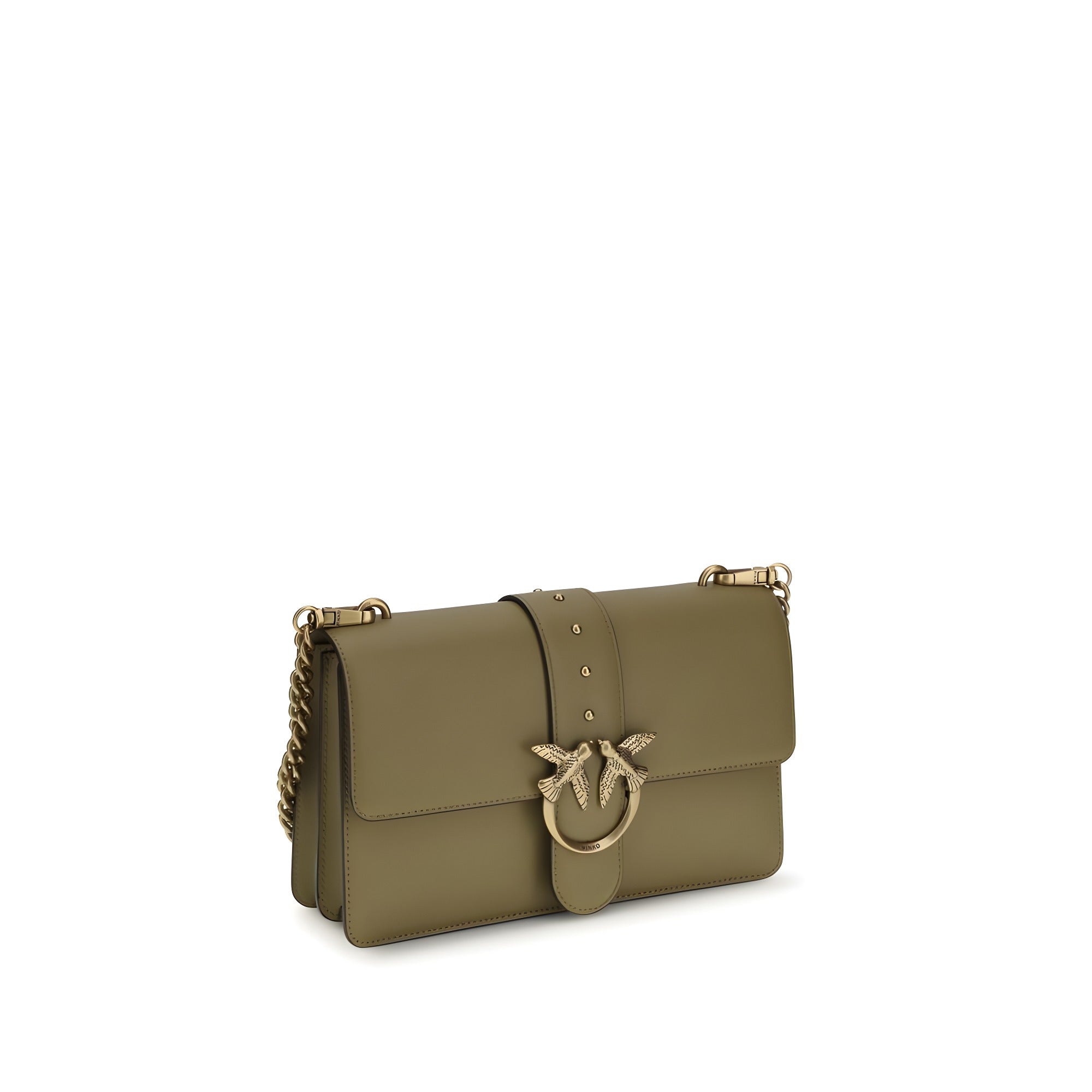 PINKO Bicolor Calf Leather Shoulder Bag