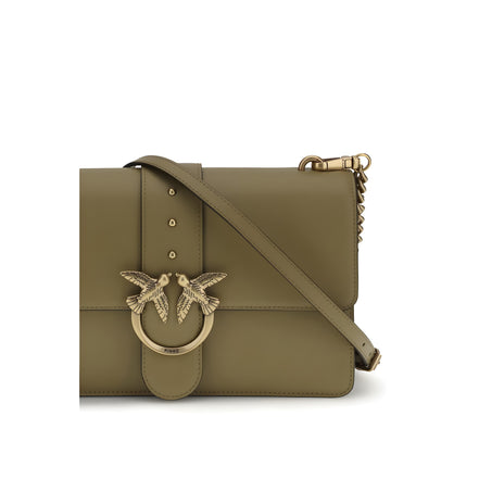 PINKO Bicolor Calf Leather Shoulder Bag