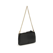 PINKO Black Double Mini Shoulder Bag