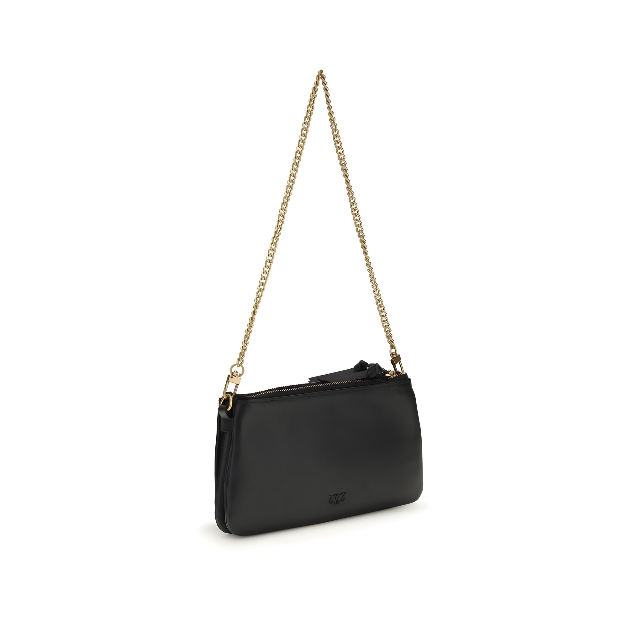 PINKO Black Double Mini Shoulder Bag