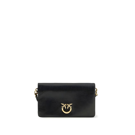 PINKO Black Love Click Soft Mini Shoulder Bag