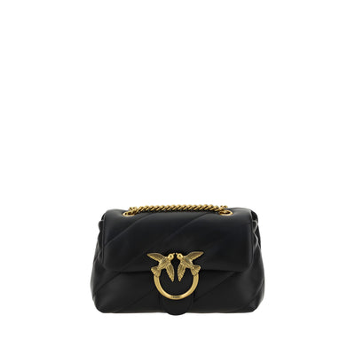 PINKO Black Love Mini Puff Shoulder Bag