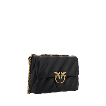 PINKO Black Love Puff Shoulder Bag