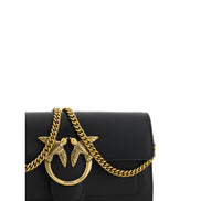 PINKO Black Calf Leather Wallet