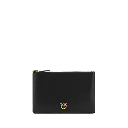 PINKO Black Compact Zip Shoulder Bag