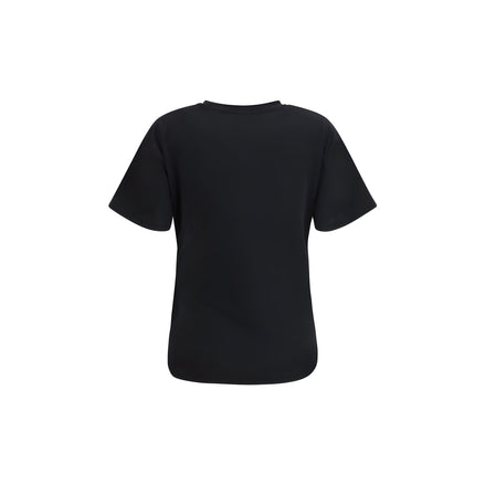 PINKO Black Mary Drape T-Shirt