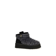 PINKO Black Fabric Ankle Boots