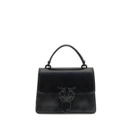 PINKO Black Love One Top Mini Handbag