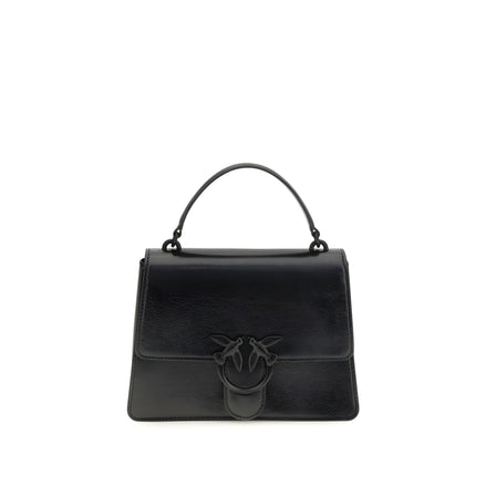 PINKO Black Love One Handbag