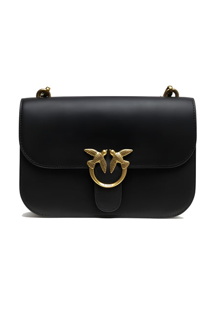 PINKO Black Love Bell Classic Shoulder Bag