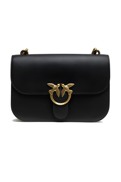 PINKO Black Love Bell Classic Shoulder Bag