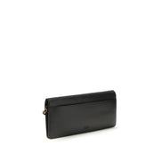 PINKO Black Love Medium Clutch Bag
