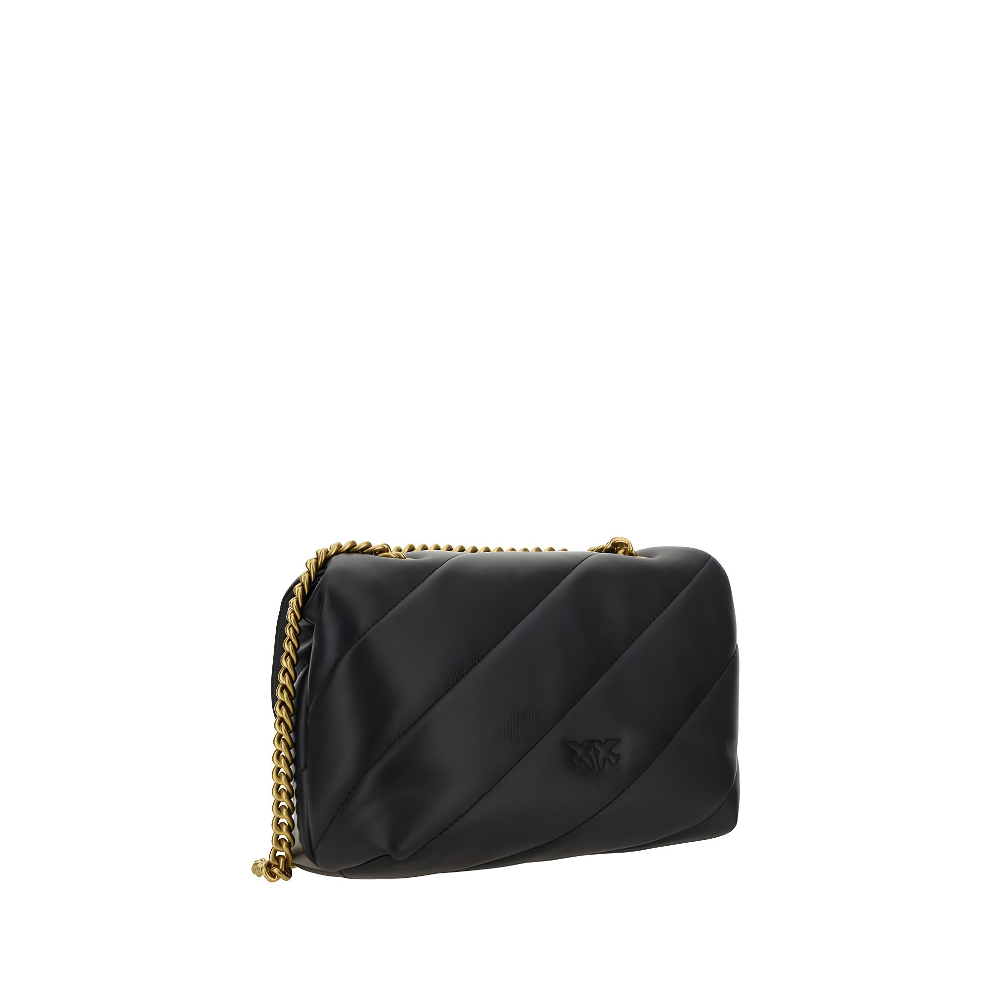 PINKO Black Love Mini Puff Shoulder Bag