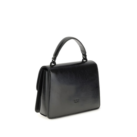 PINKO Black Love One Top Mini Handbag