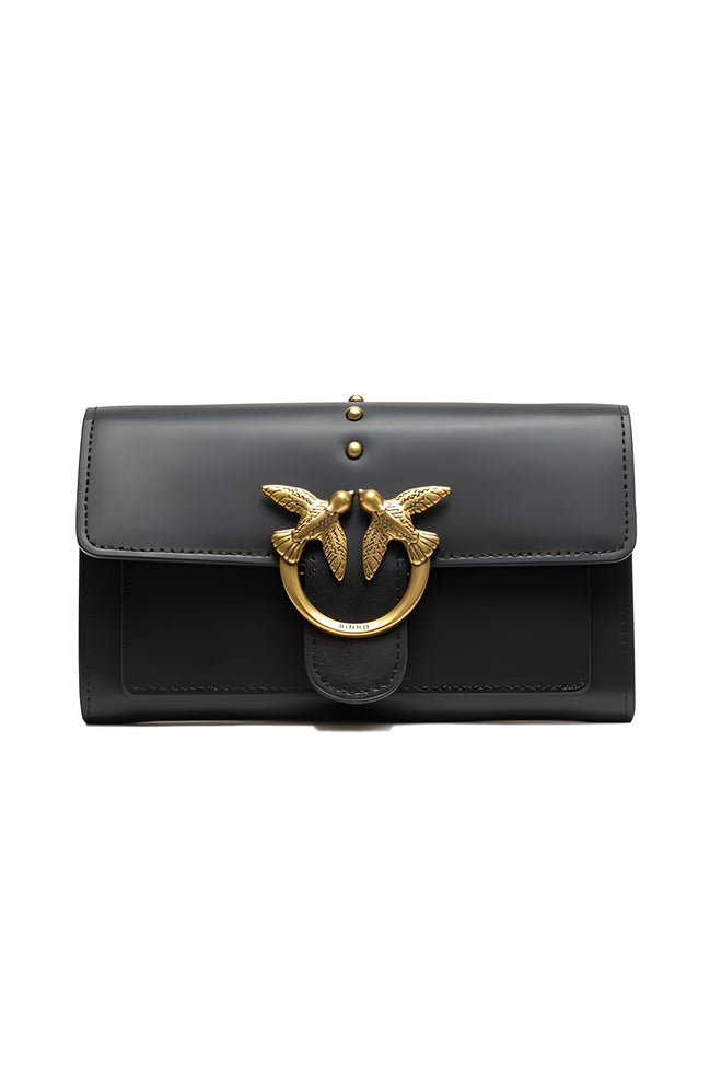 PINKO Black Simply Love One Mini Shoulder Bag