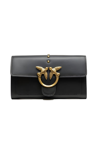 PINKO Black Simply Love One Mini Shoulder Bag