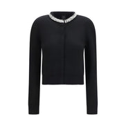 PINKO Black Wool Cardigan