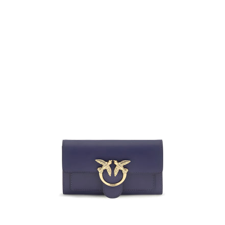 PINKO Blue Love One Chain Wallet