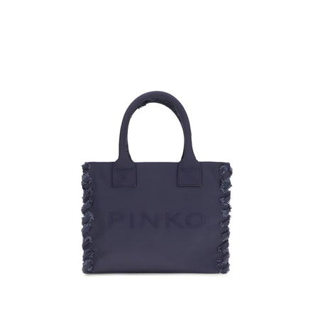 PINKO Blue Logo Tote Bag