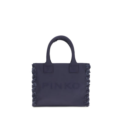 PINKO Blue Logo Tote Bag