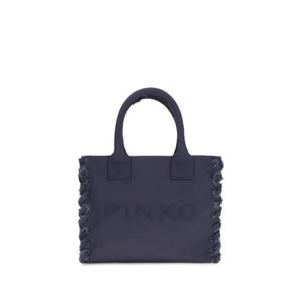 PINKO Blue Logo Tote Bag