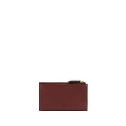 PINKO Bordeaux Calf Leather Cardholder
