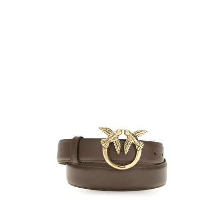PINKO Brown Love Berry Belt