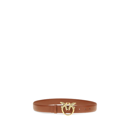 PINKO Brown Love Berry Belt 3cm