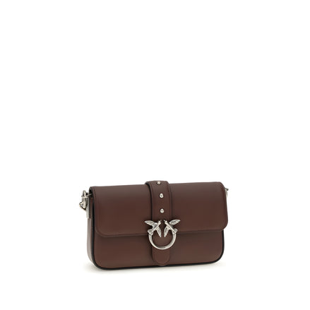 PINKO Brown Baby Love Shoulder Bag