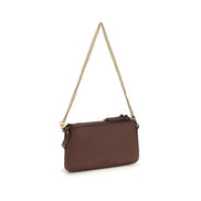 PINKO Brown Double Mini Shoulder Bag