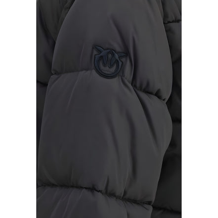 PINKO Brown Goose Down Full-Length Jacket
