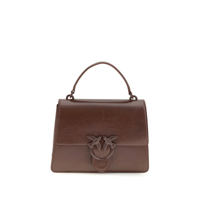 PINKO Brown Love One Handbag