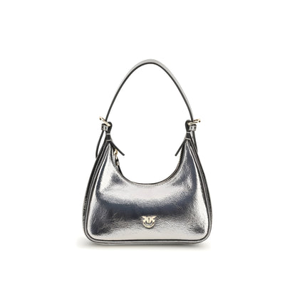 PINKO Silver Baby Miss Shoulder Bag