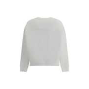 PINKO White Embroidered Logo Sweatshirt