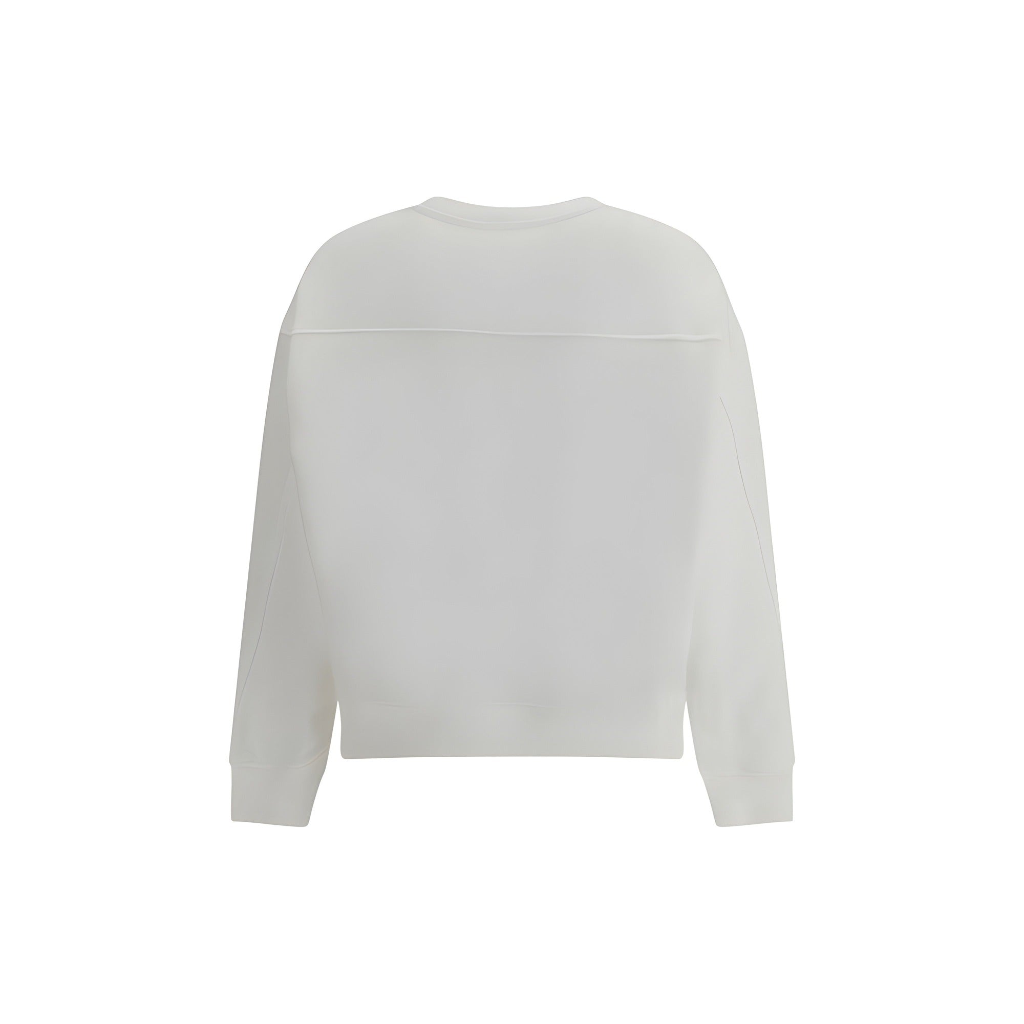 PINKO White Embroidered Logo Sweatshirt