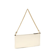 PINKO White Logo Chain Shoulder Bag