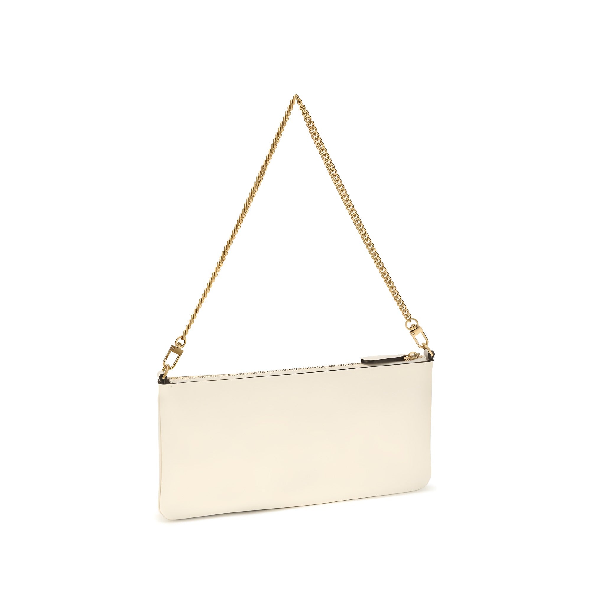 PINKO White Logo Chain Shoulder Bag