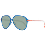 Lunettes de soleil en plastique bleu Police