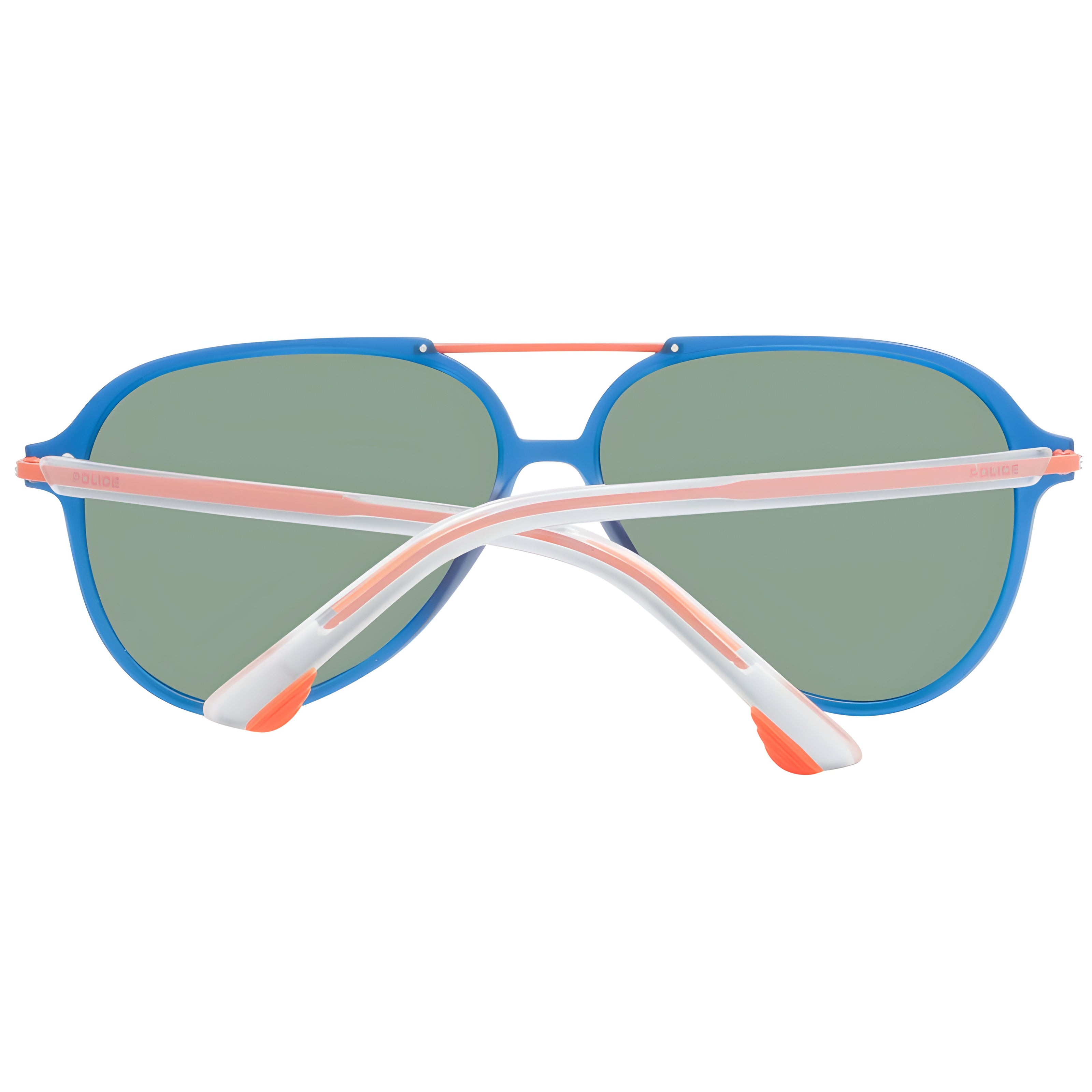 Lunettes de soleil en plastique bleu Police